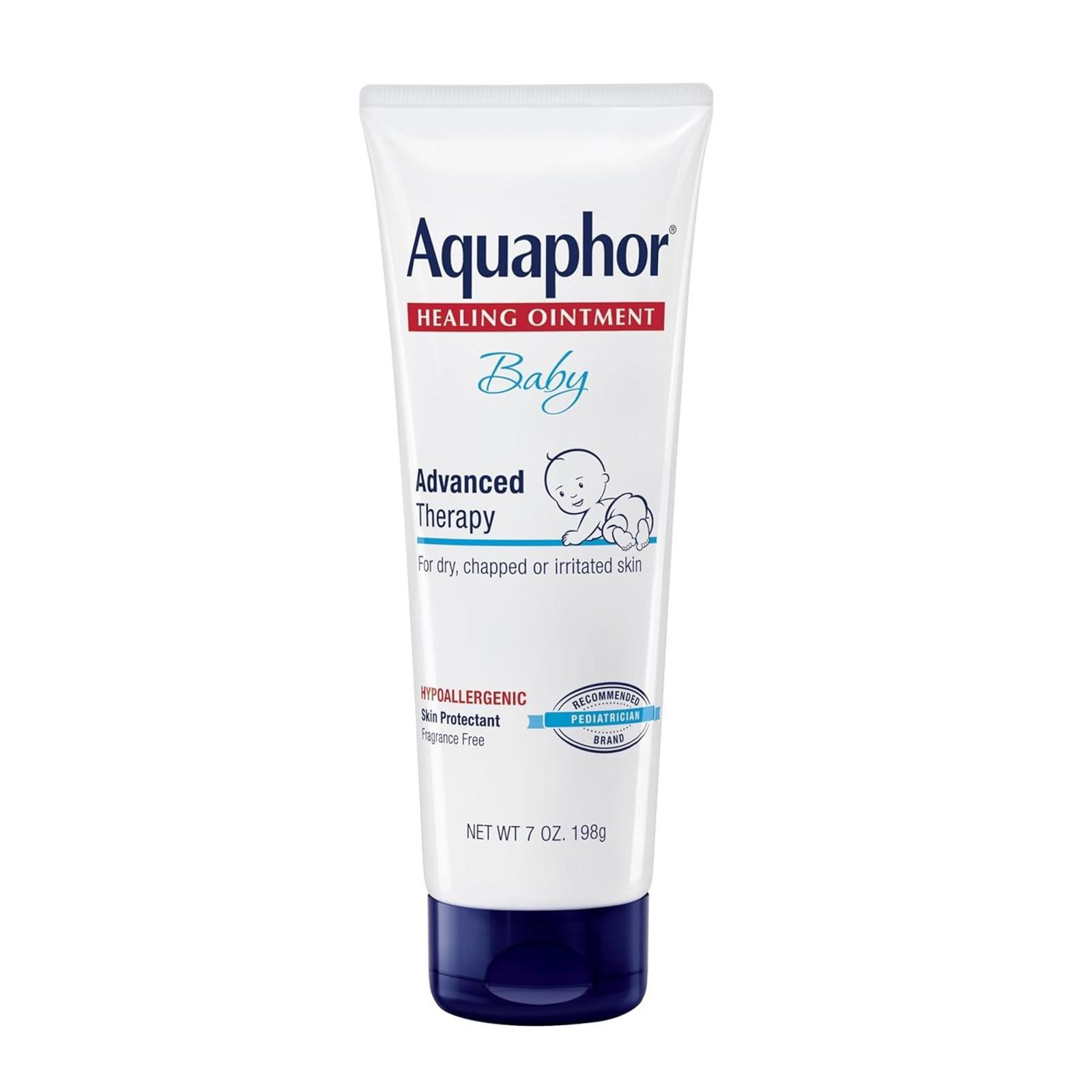 Aquaphor Baby Healing Ointment Advanced Therapy Skin Protectant, 7oz Exp:2026